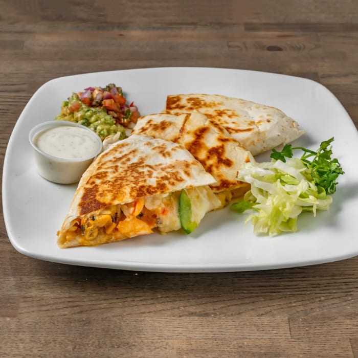 Seafood Quesadilla.