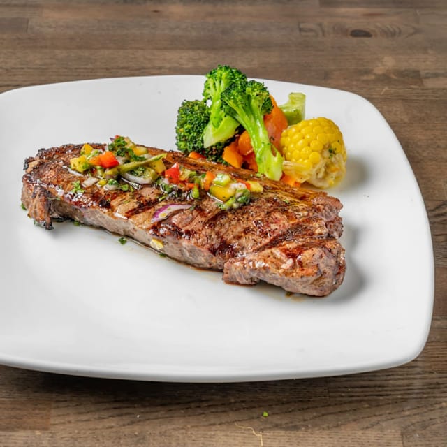 NY Sirloin Steak.