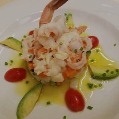 Ceviche De Camarones.