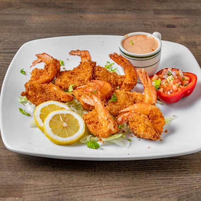 Camarones Empanizados.